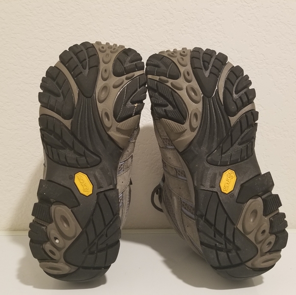 Merrell Women's Waterproof Hiking Shoes Moab 2 Mid, Size 8.5, Granite Gray Suede - Picture 5 of 11